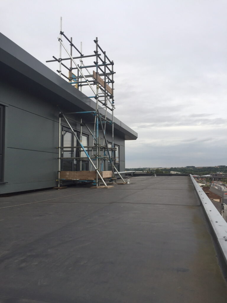 scaffolding on a balcony - image 2