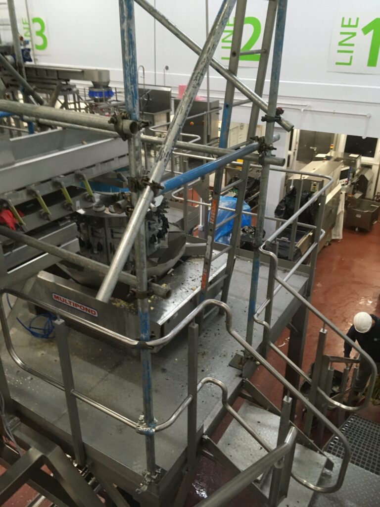 Access scaffolding for mini shutdown at Branston Ltd