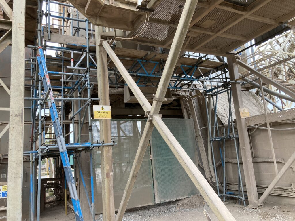 scaffolding at Lincoln Asphalt Plant - image 1