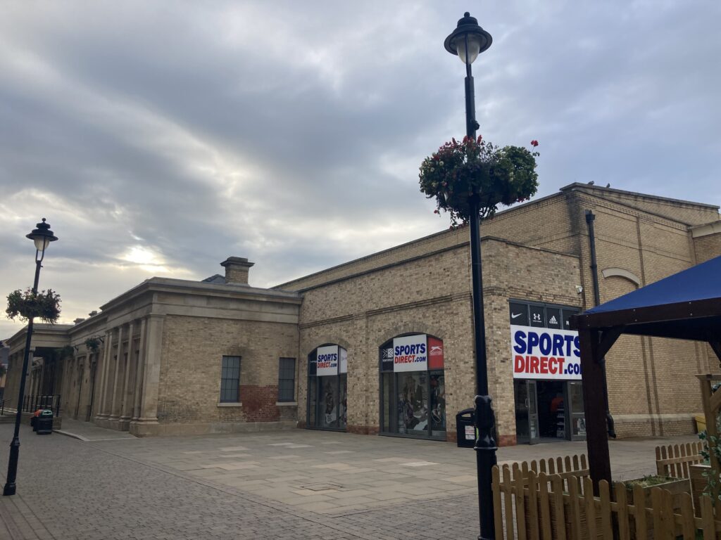 the outside of st marks station in Lincoln