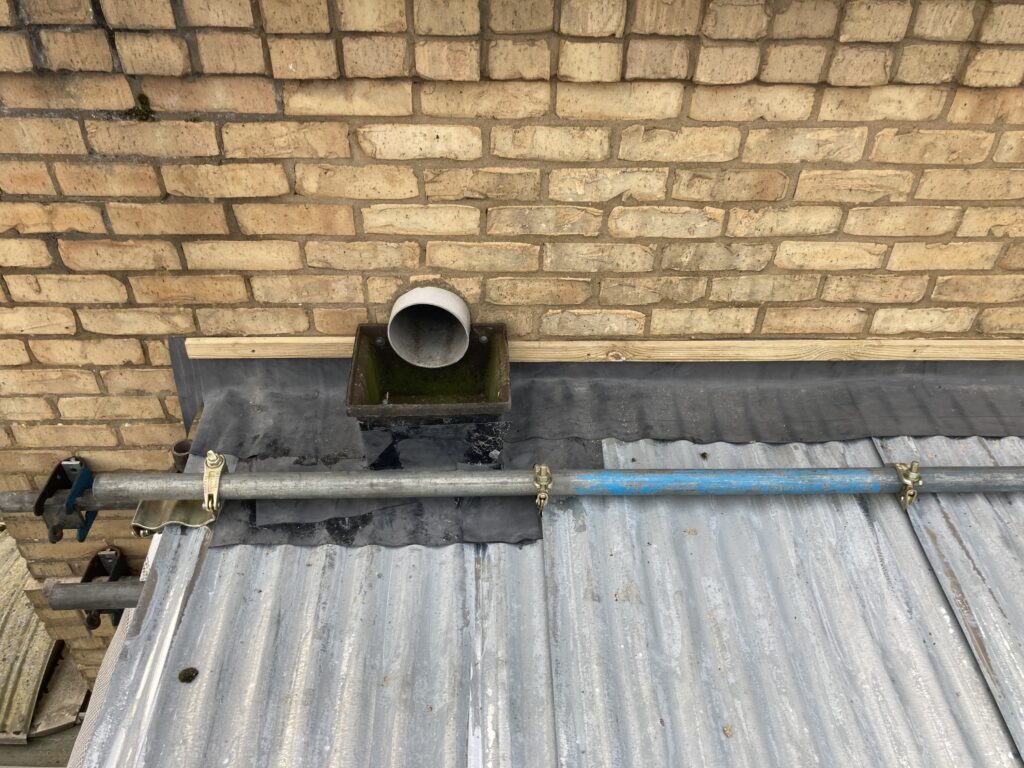 temporary roof at st marks station in Lincoln